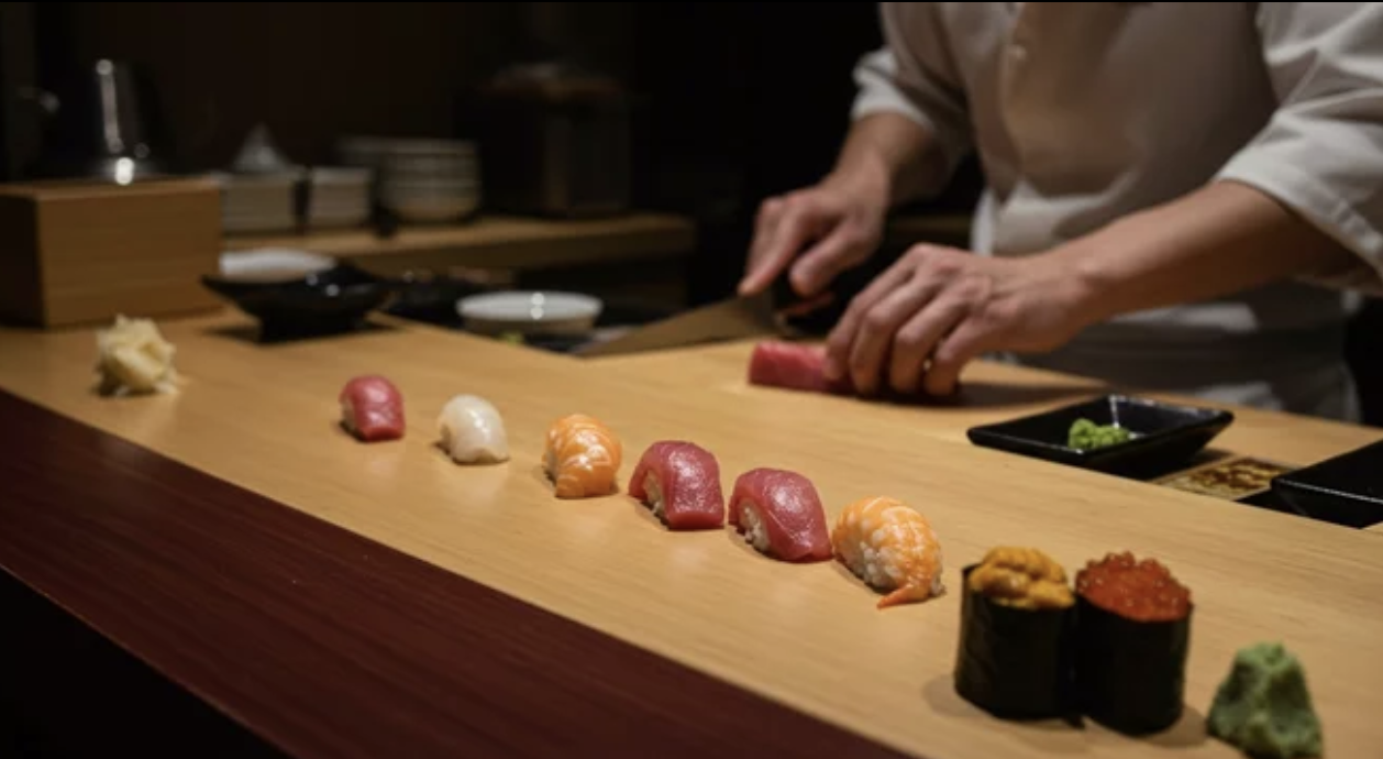 Sushi offer from a local restaurant